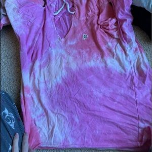 PINK long sleeve hoodie